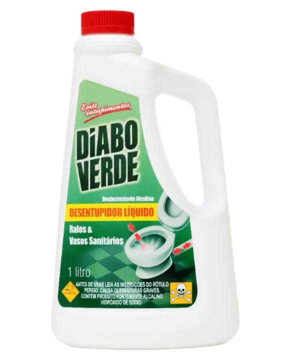 DESENTUPIDOR LIQUIDO 1000ML DIABO VERDE